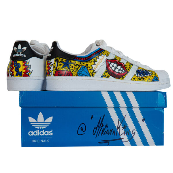 Pop Art - Custom Original Adidas Superstar - Gold Collection - Image 2