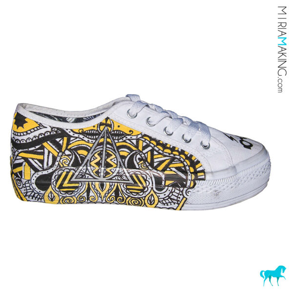 EXAMPLE - The Potters - Custom Adult Canvas Shoes (from UK size 3) - Image 2